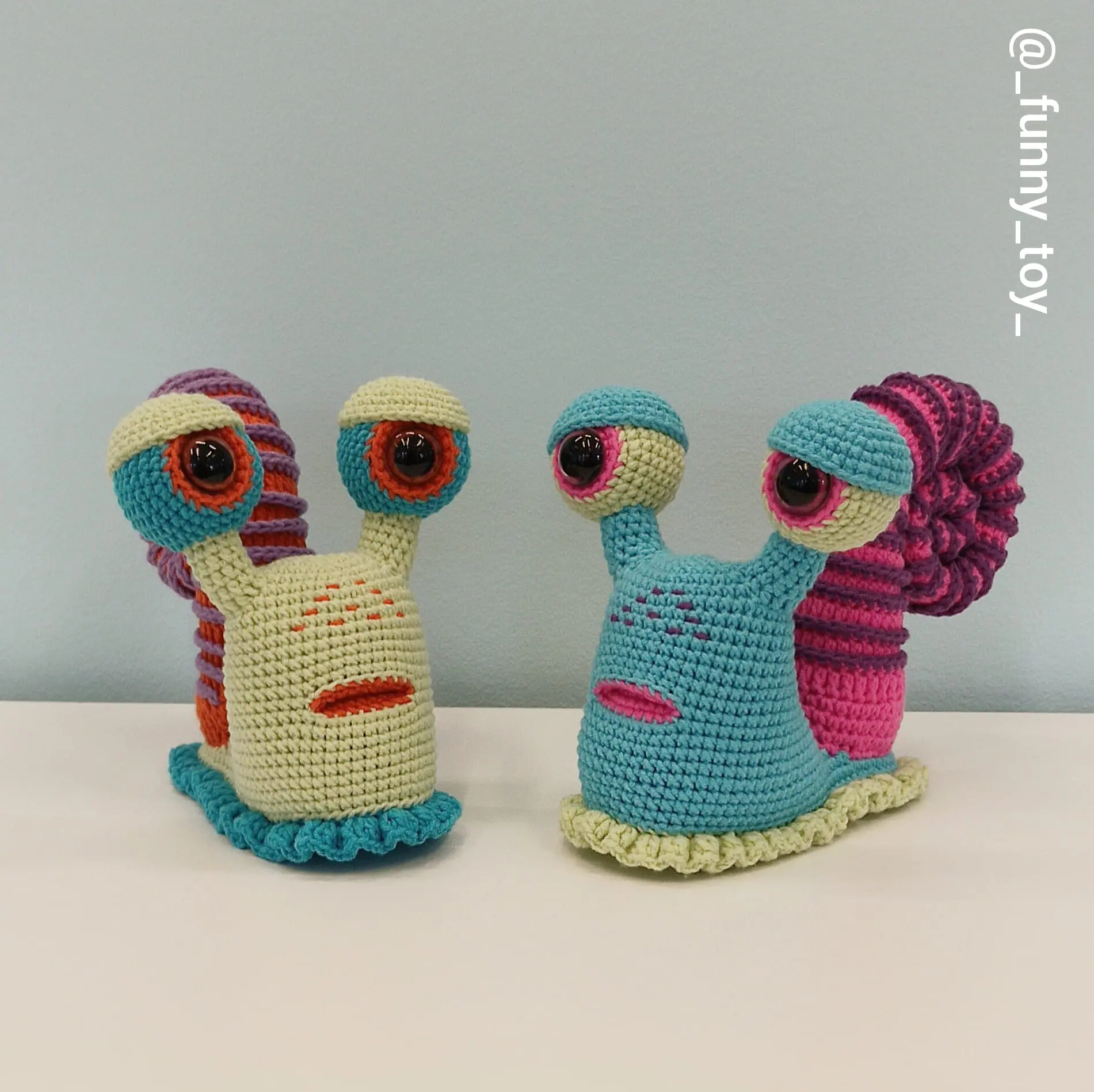 Crochet snail tutorial, amigurumi snail, snail toy 3 Crochet snail tutorial, amigurumi snail, snail toy - Image 3