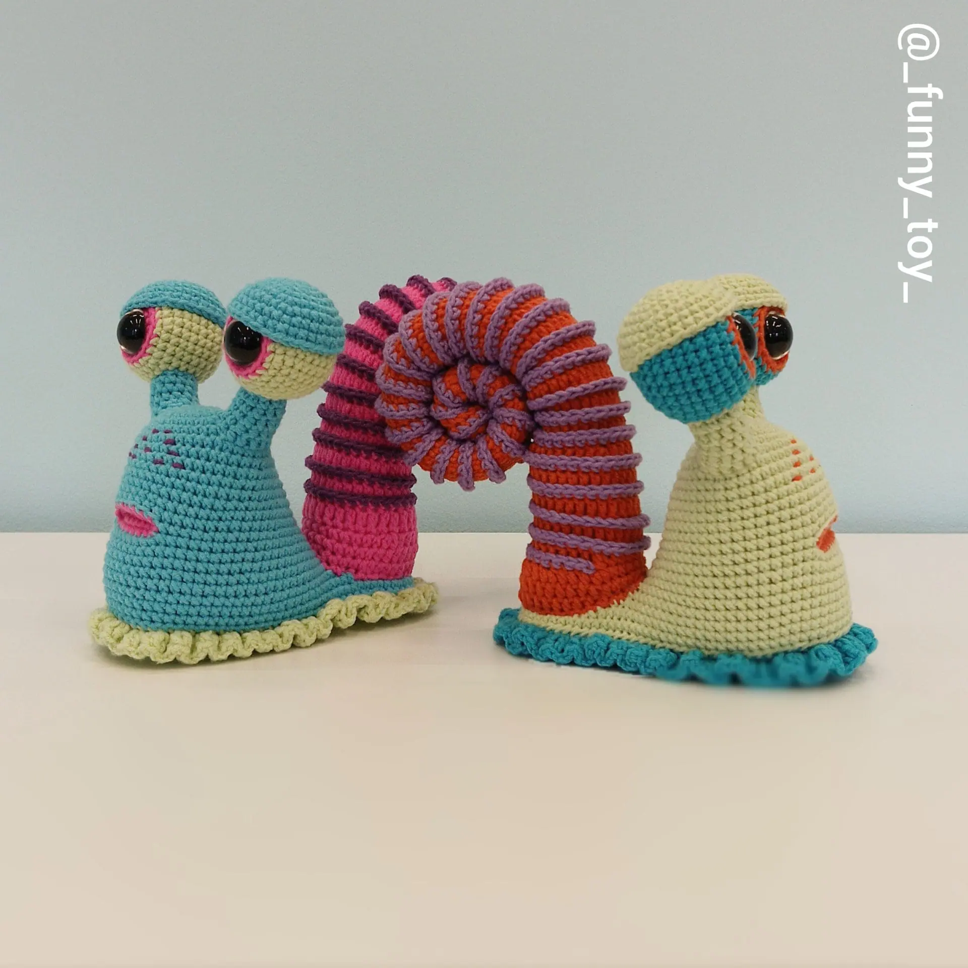 Crochet snail tutorial, amigurumi snail, snail toy 4 Crochet snail tutorial, amigurumi snail, snail toy - Image 4