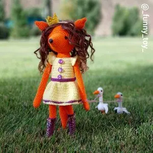 Crochet Fox tutorial, Fox Amigurumi, crochet toy