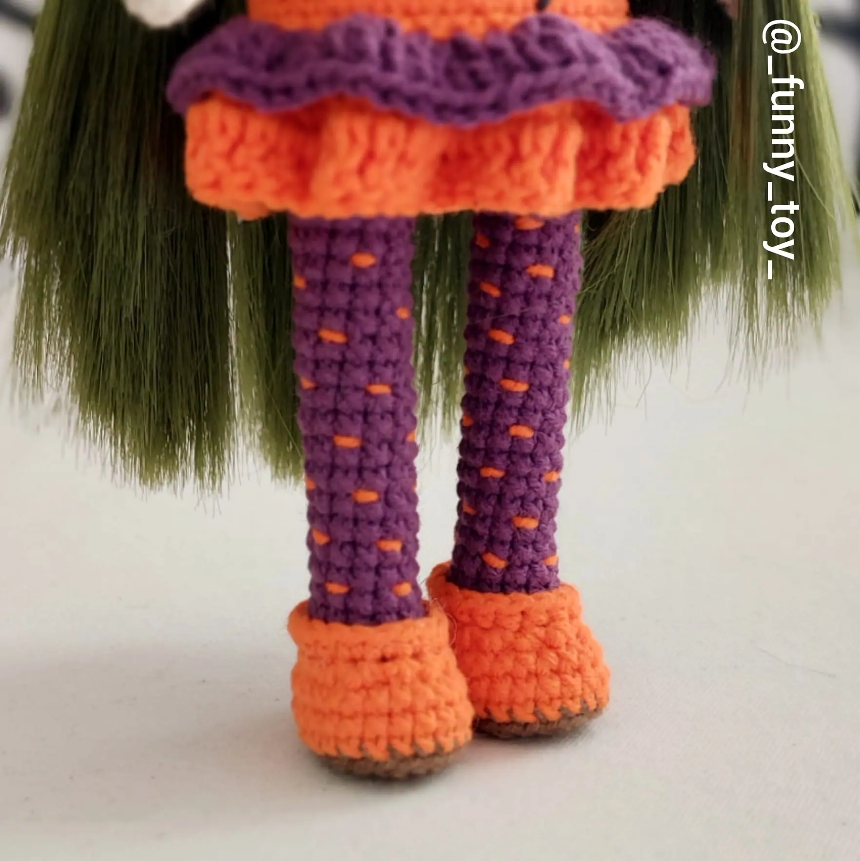 Crochet little doll Carrie, Crochet amigurumi tutorial 4 Crochet little doll Carrie, Crochet amigurumi tutorial - Image 4