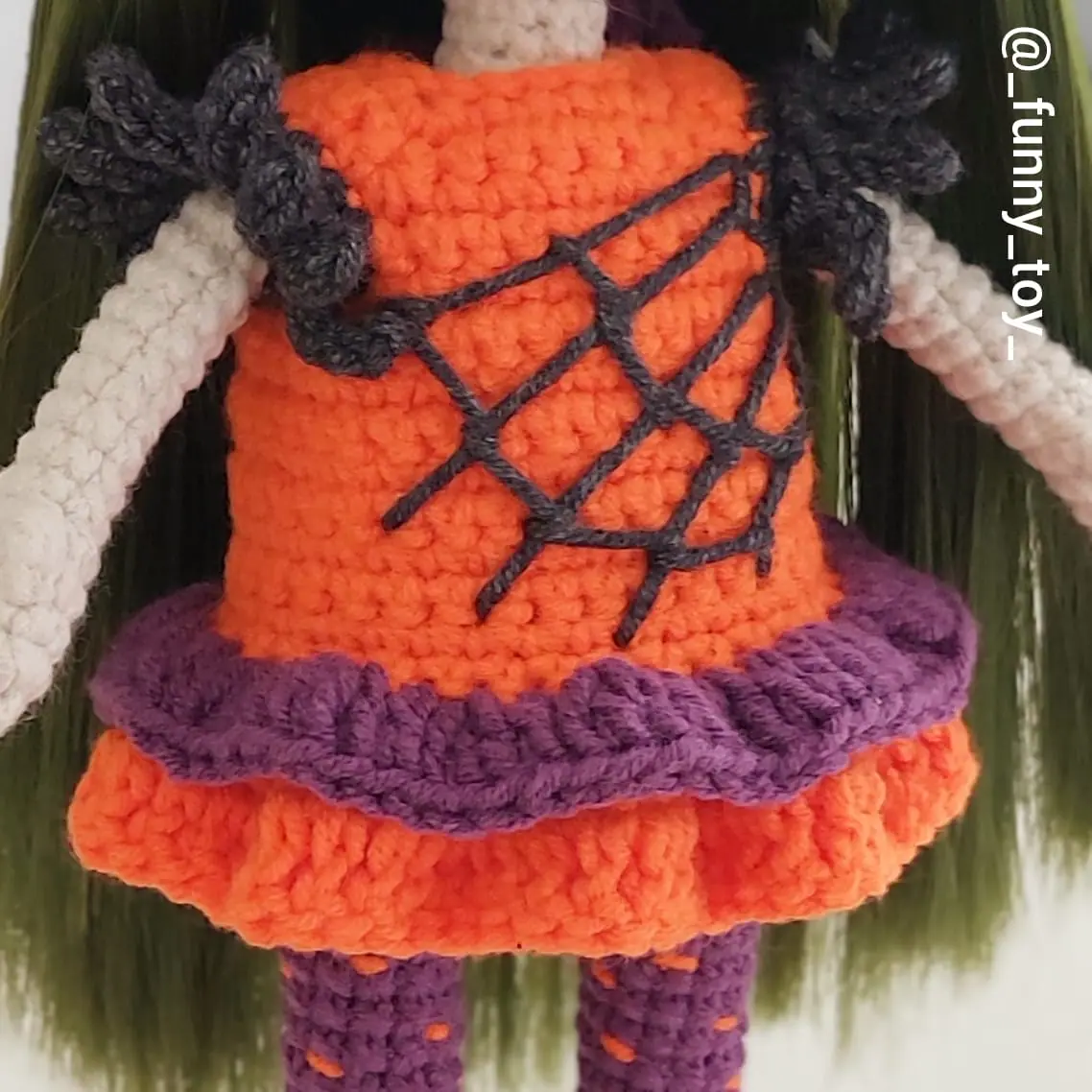 Crochet little doll Carrie, Crochet amigurumi tutorial 5 Crochet little doll Carrie, Crochet amigurumi tutorial - Image 5