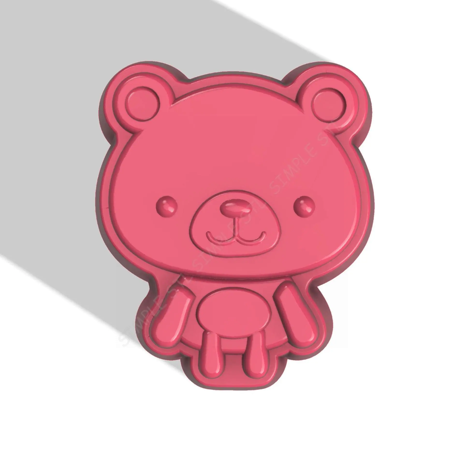 Bear STL file for vacuum forming and 3D printing 1 BEAR STL file for vacuum forming