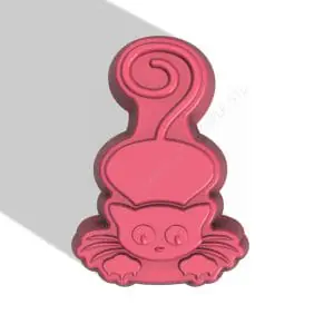 Black cat STL file for vacuum forming