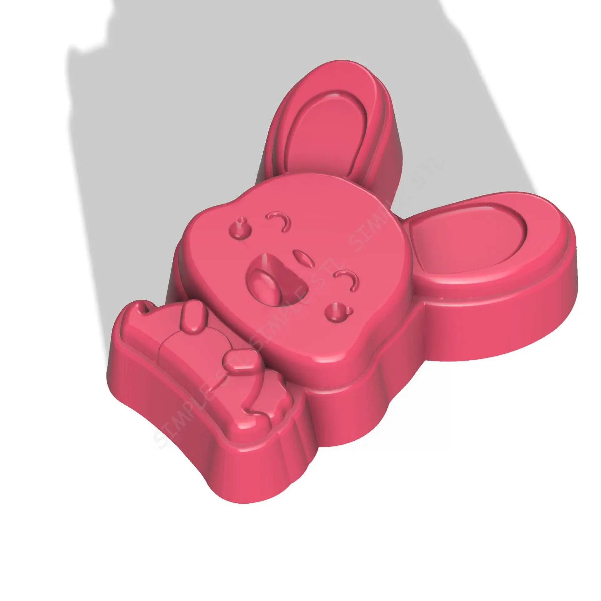 Bunny STL file for vacuum forming and 3D printing 3 BUNNY STL file for vacuum forming