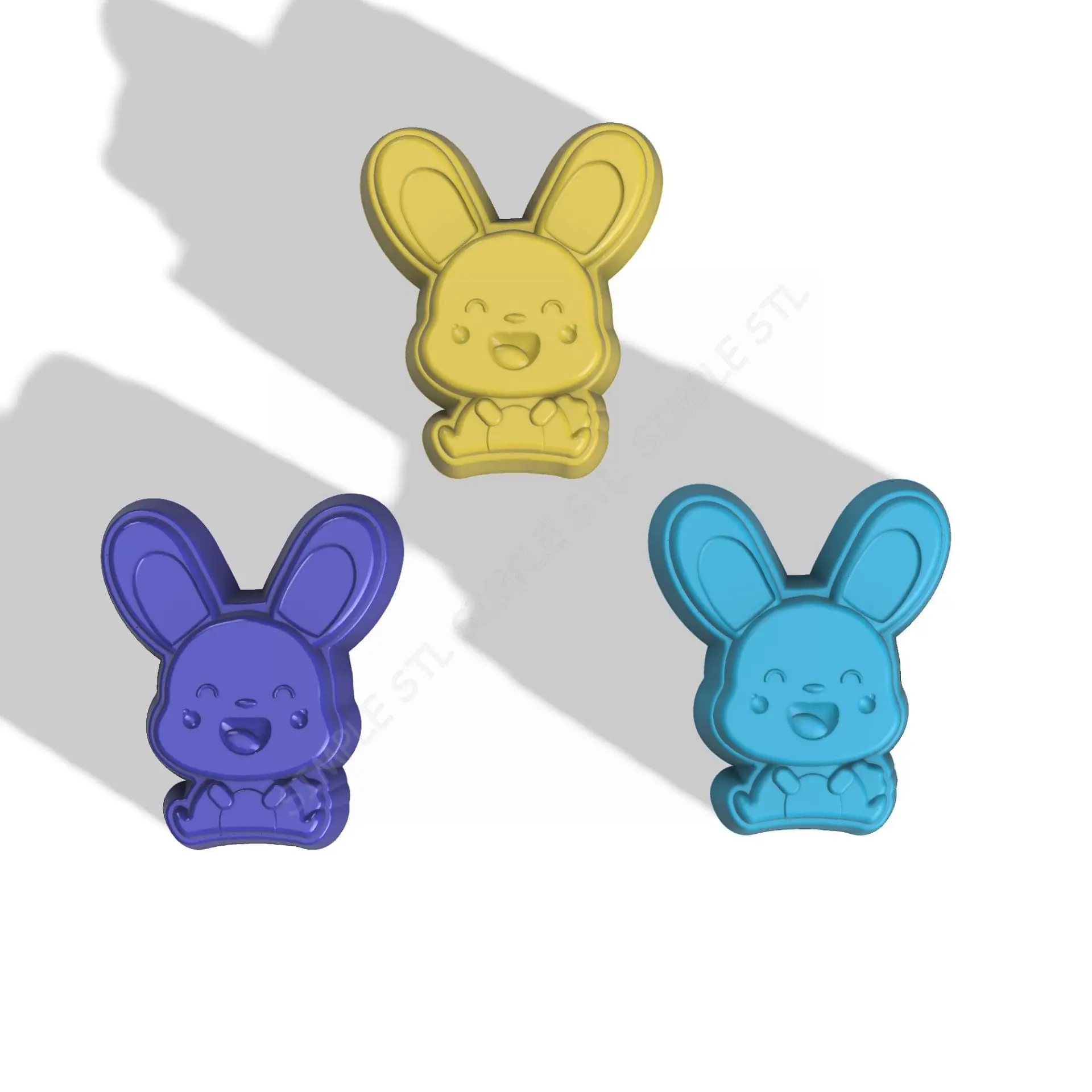 Bunny STL file for vacuum forming and 3D printing 4 BUNNY STL file for vacuum forming