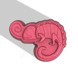Chameleon STL file for vacuum forming