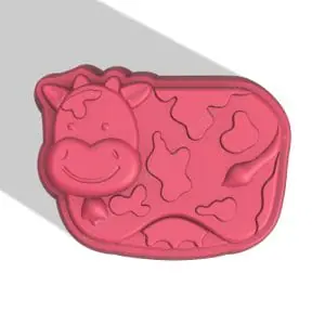 COW STL file for vacuum forming