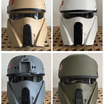 Shore trooper helmet or mask for airsoft and cosplay