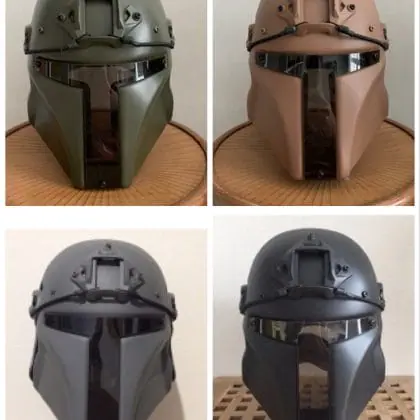 Mandalorian helmet or mask for airsoft and cosplay