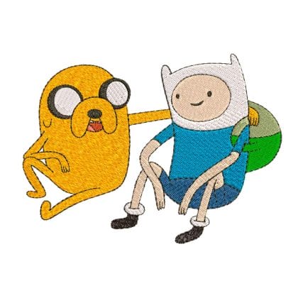 Finn And Jake Machine Embroidery Designs, Adventure Time Cartoon Character, Adventure Awaits