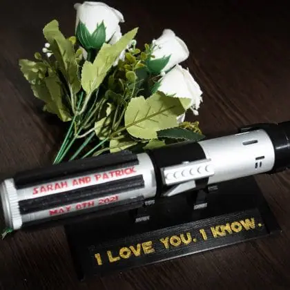 Star Wars Inspired Bridal Bouquet Holder | Darth Vader