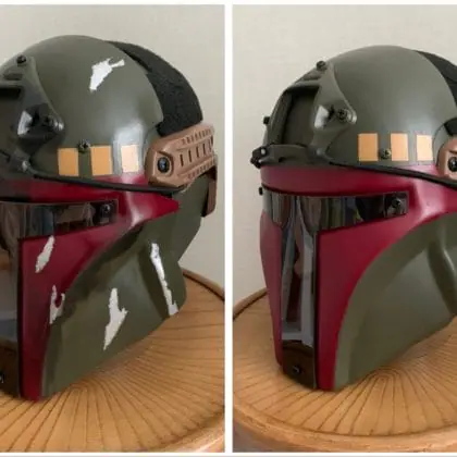 Boba Fett helmet or mask for airsoft and cosplay
