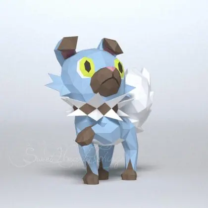 3d Papercraft – Rocabot Shiny - PDF DXF Templates