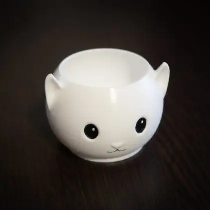 Kitty Planter| Kawaii Flower Pot| succulent Cat pot