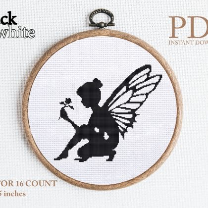 Fairy cross stitch pattern PDF