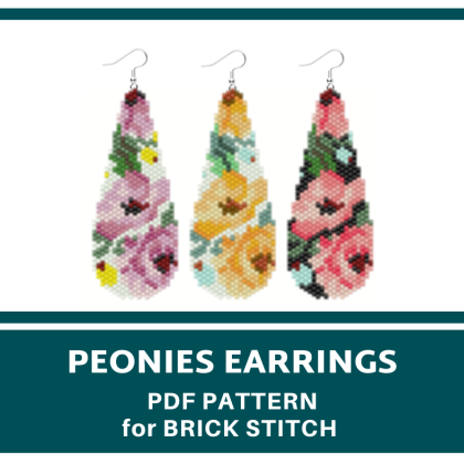 earrings bead pattern