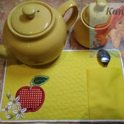 ITH design Digital embroidery Patterns Pot Holders Kitchen Decor