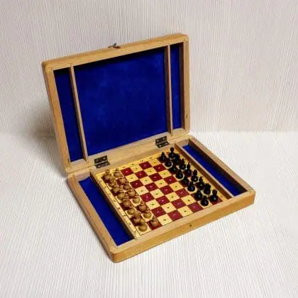 Antique wooden chess