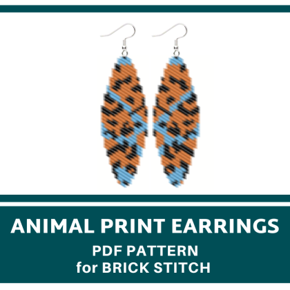 earrings bead pattern