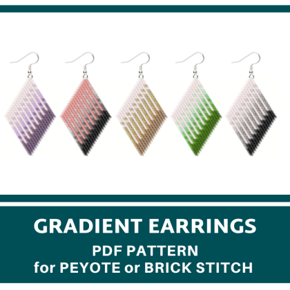 earrings bead pattern