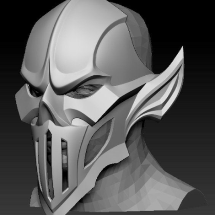 Har'ganeth dark elf mask inspired by Warhammer[3D PRINT FILE]