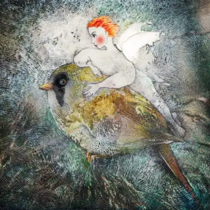 art painting angel