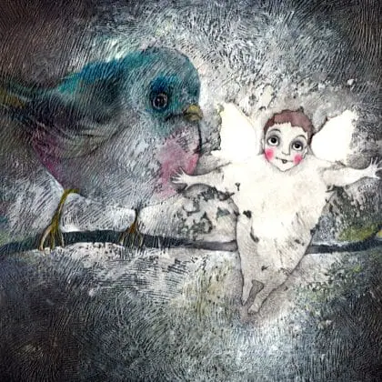 bird painting images
