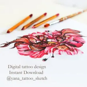 Goldfish Tattoo Design Two Fish Tattoo Idea Sketch