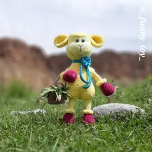 Crochet Ram and Sheep, farm animals, Tutorial PDF
