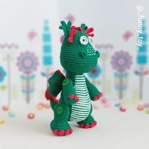 Dragon Crochet Pattern, Crochet Dragon Tutorial