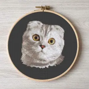 cat pattern pdf cross stitch