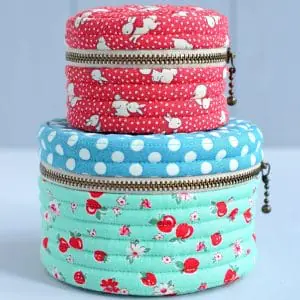 PDF Round Pouch in Two Sizes Sewing Pattern