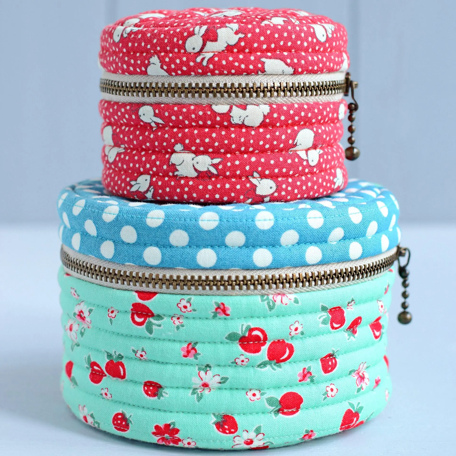 PDF Round Pouch in Two Sizes Sewing Pattern