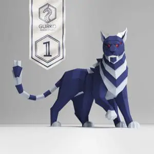 Chimera Cat Papercraft, Pdf, Gurko, Pepakura, Low Poly, Template