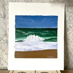 Tide, original oil painting