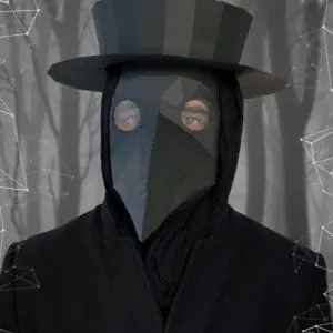 Papercraft Mask Of The Plague Doctor, Pdf, Gurko, Low Poly, DIY