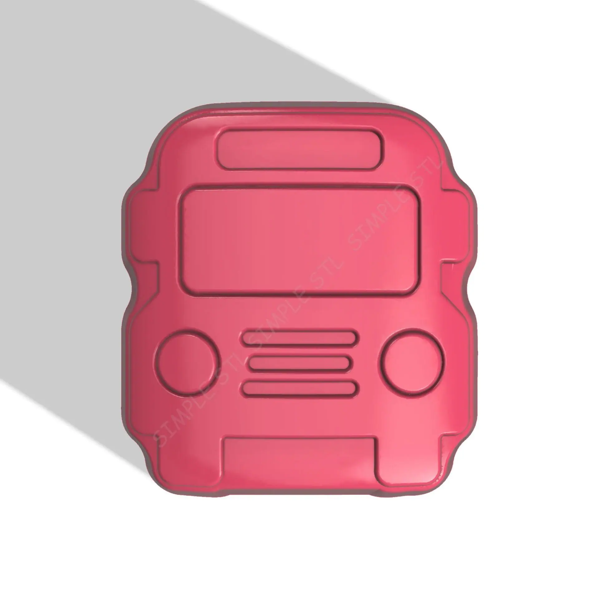 School bus STL file for vacuum forming and 3D printing 1 SCHOOL BUS STL file for vacuum forming