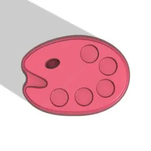 Palette STL file for vacuum forming