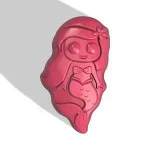 Mermaid STL file for vacuum forming