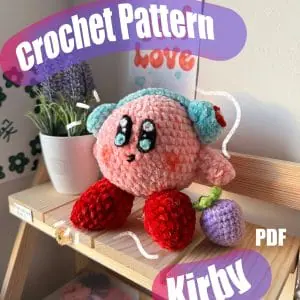 US Pattern Kirby US Pattern, amigurumi crochet, kirby cute toys