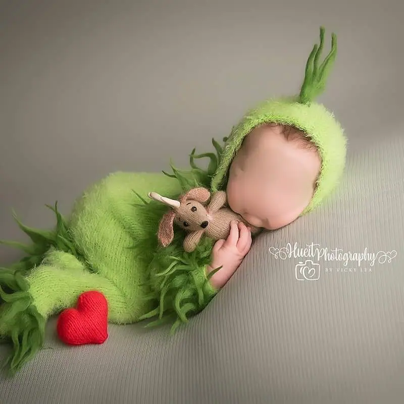 Green Monster outfit, size newborn+Max toy 3 Green Monster outfit, size newborn+Max toy - Image 3