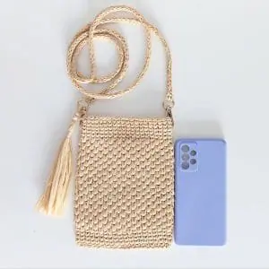 straw bag with skinny strap