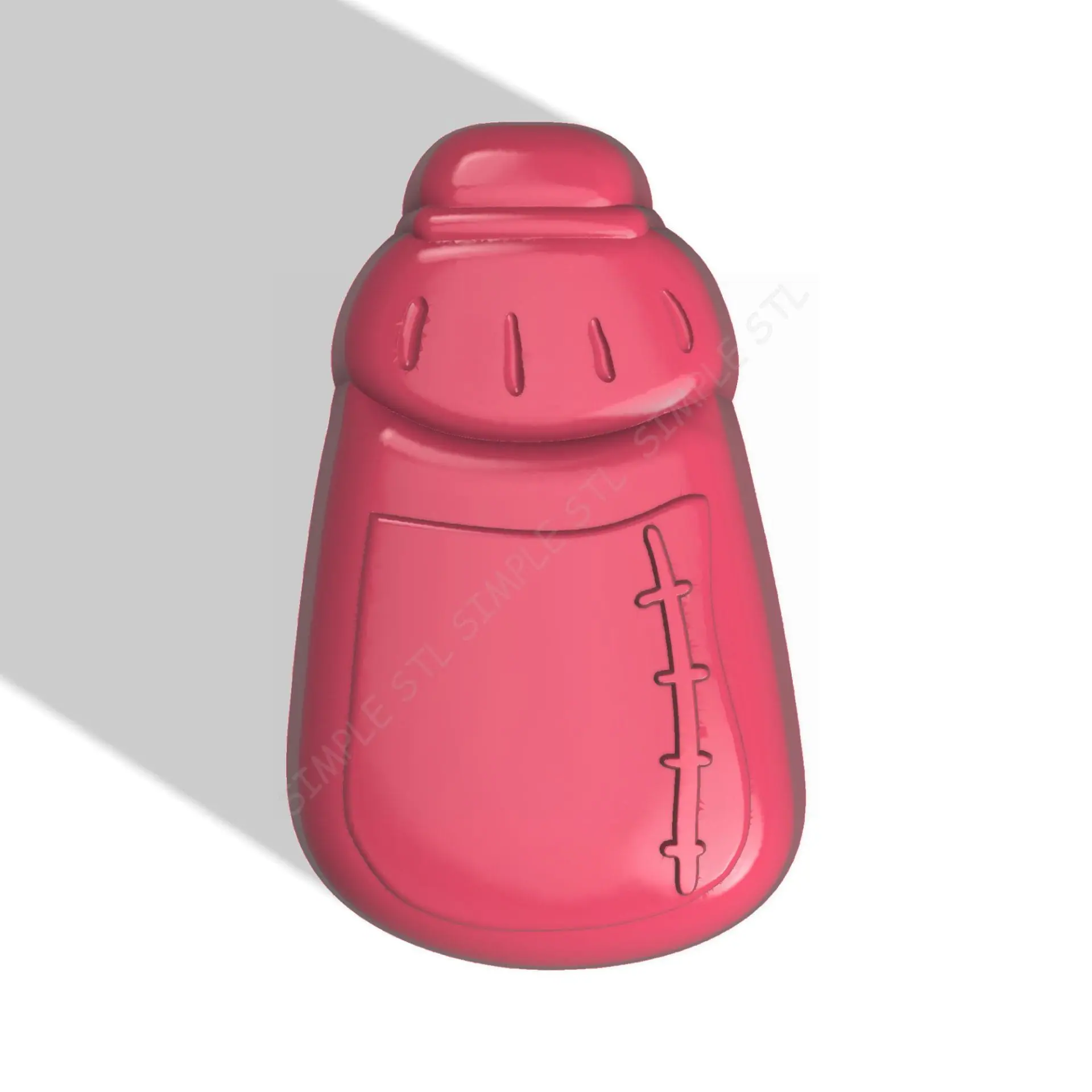Baby Bottle STL file for vacuum forming and 3D printing