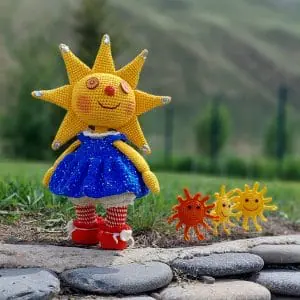 Doll Sunshine, crochet tutorial, crochet clothes