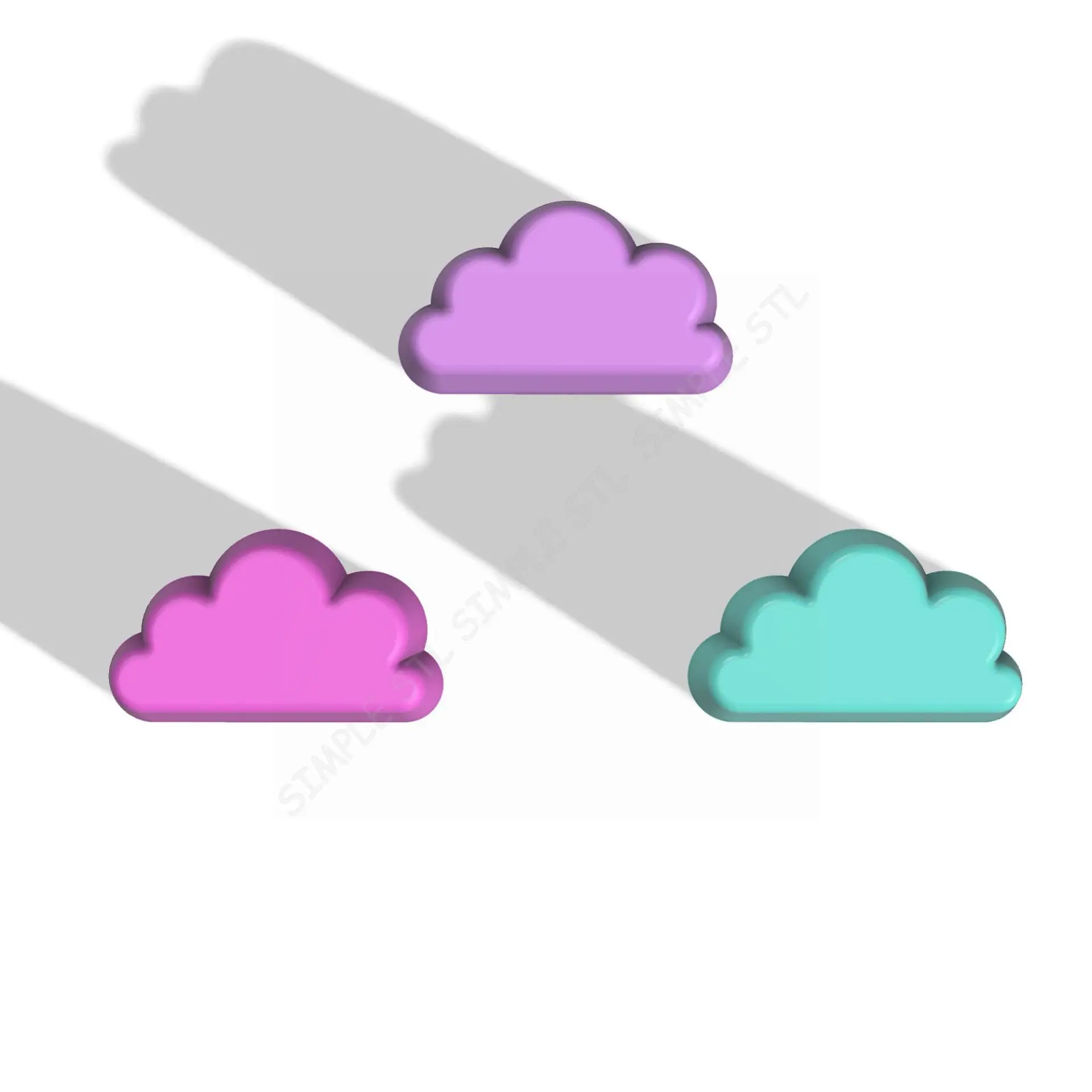 Cloud STL file for vacuum forming and 3D printing 4 CLOUD STL file for vacuum forming and 3D printing