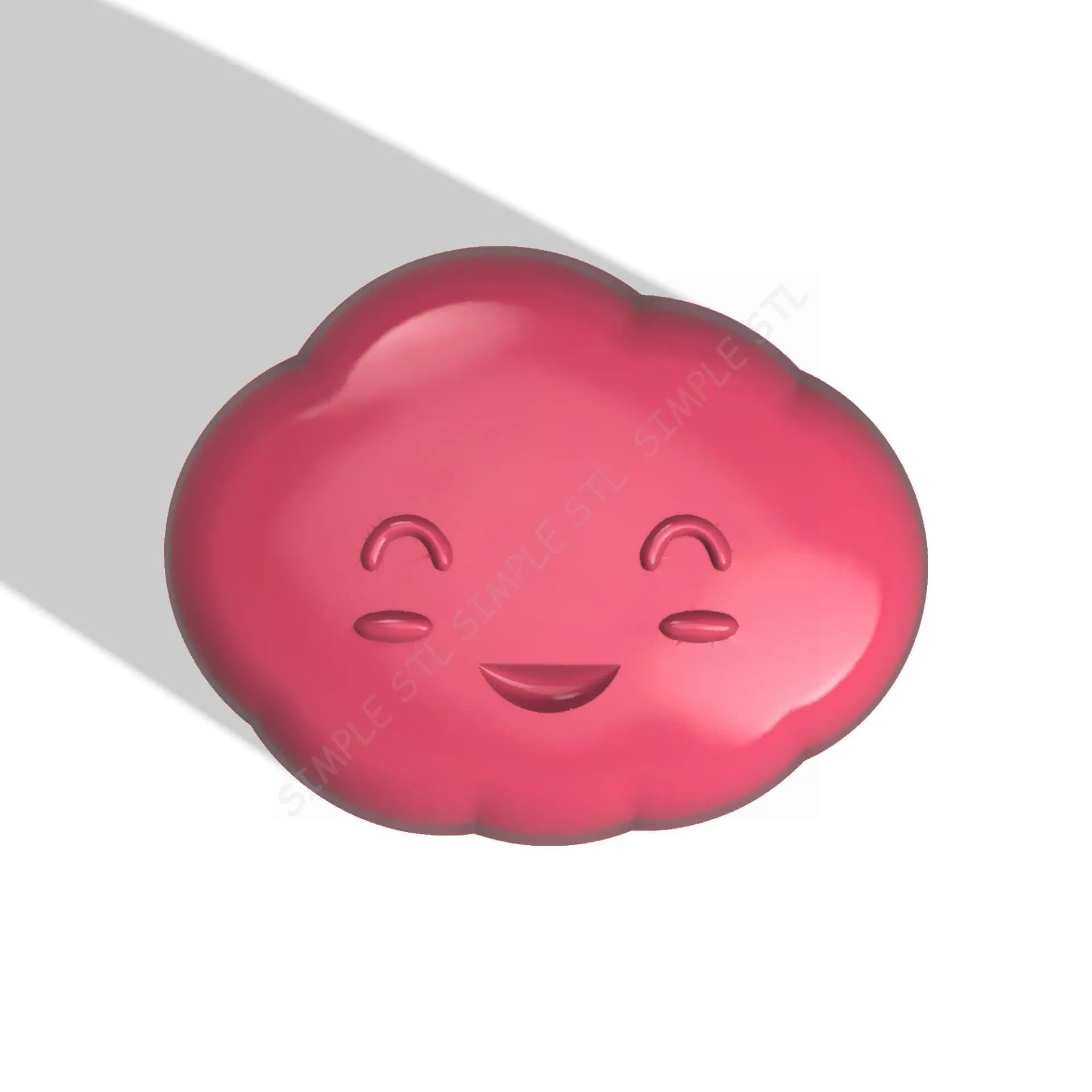 Cloud STL file for vacuum forming and 3D printing