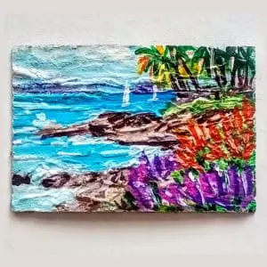 Monterey Beach Painting Ocean Beach Original Art