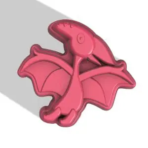 PTERODACTYL STL file for vacuum forming and 3D printing