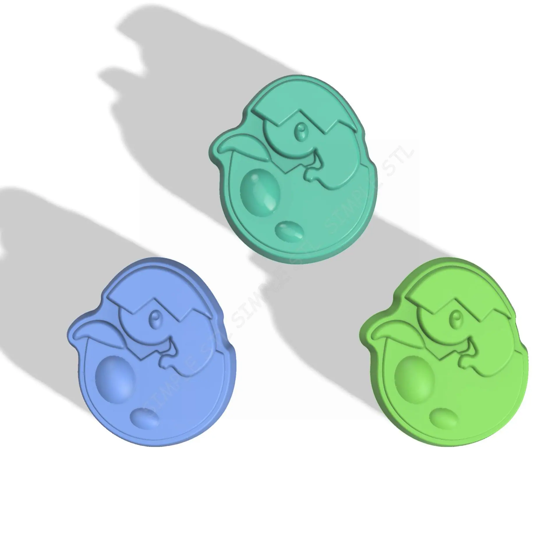 Baby T-rex STL file for vacuum forming and 3D printing 4 BABY T-REX STL file for vacuum forming and 3D printing
