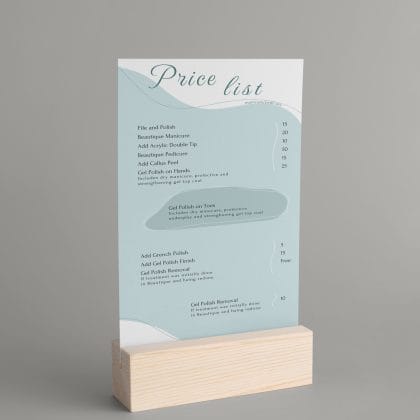Original Price list